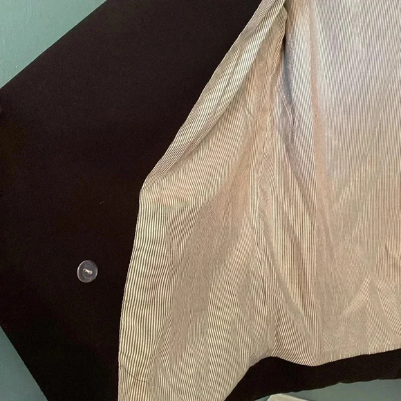 Anthropologie Cartannier women’s black blazer size small - single button - Picture 4 of 9